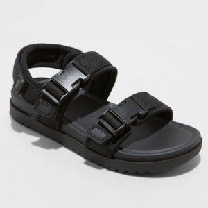 Boys' Brecken Footbed Sandals Black - art class